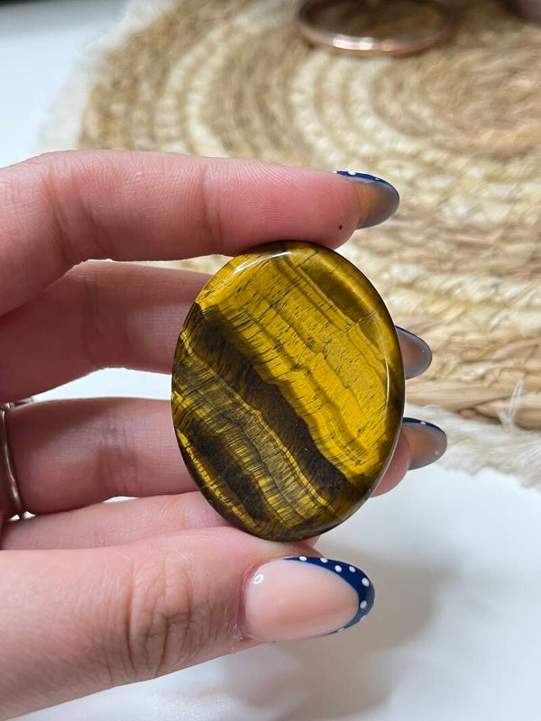 Tijgeroog worry stone nr. 1