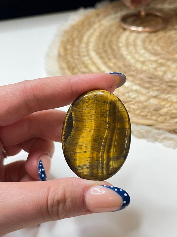 Tijgeroog worry stone nr. 2