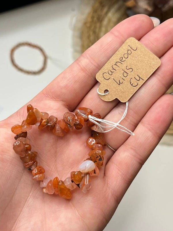 Carneool armband kids