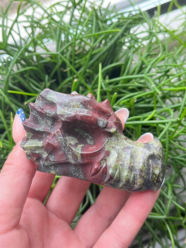 Drakenbloed jaspis draak