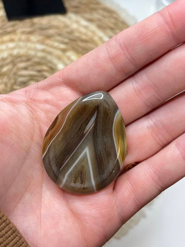 Carneool worry stone druppel nr. 1