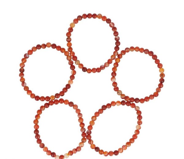 Carneool armband 4MM