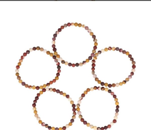Mookaiet jaspis armband 4MM