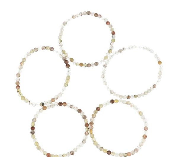 Multi rutielkwarts armband 4MM