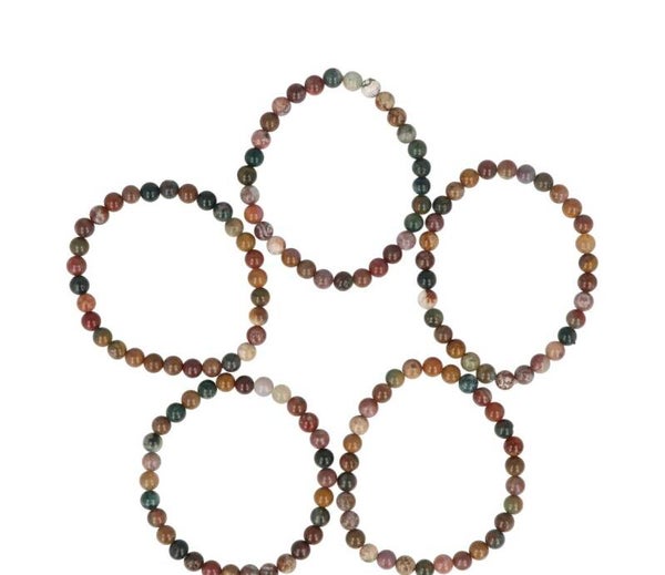 Oceaan jaspis armband 6MM