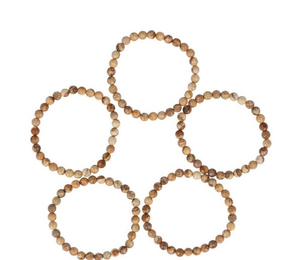 Landschap jaspis armband 6MM