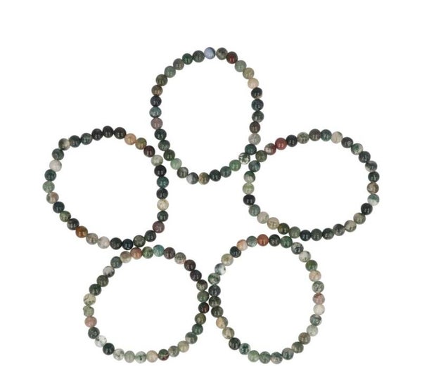India agaat armband 6MM