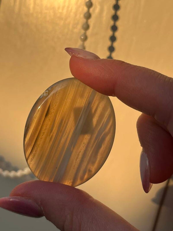 Agaat worry stone