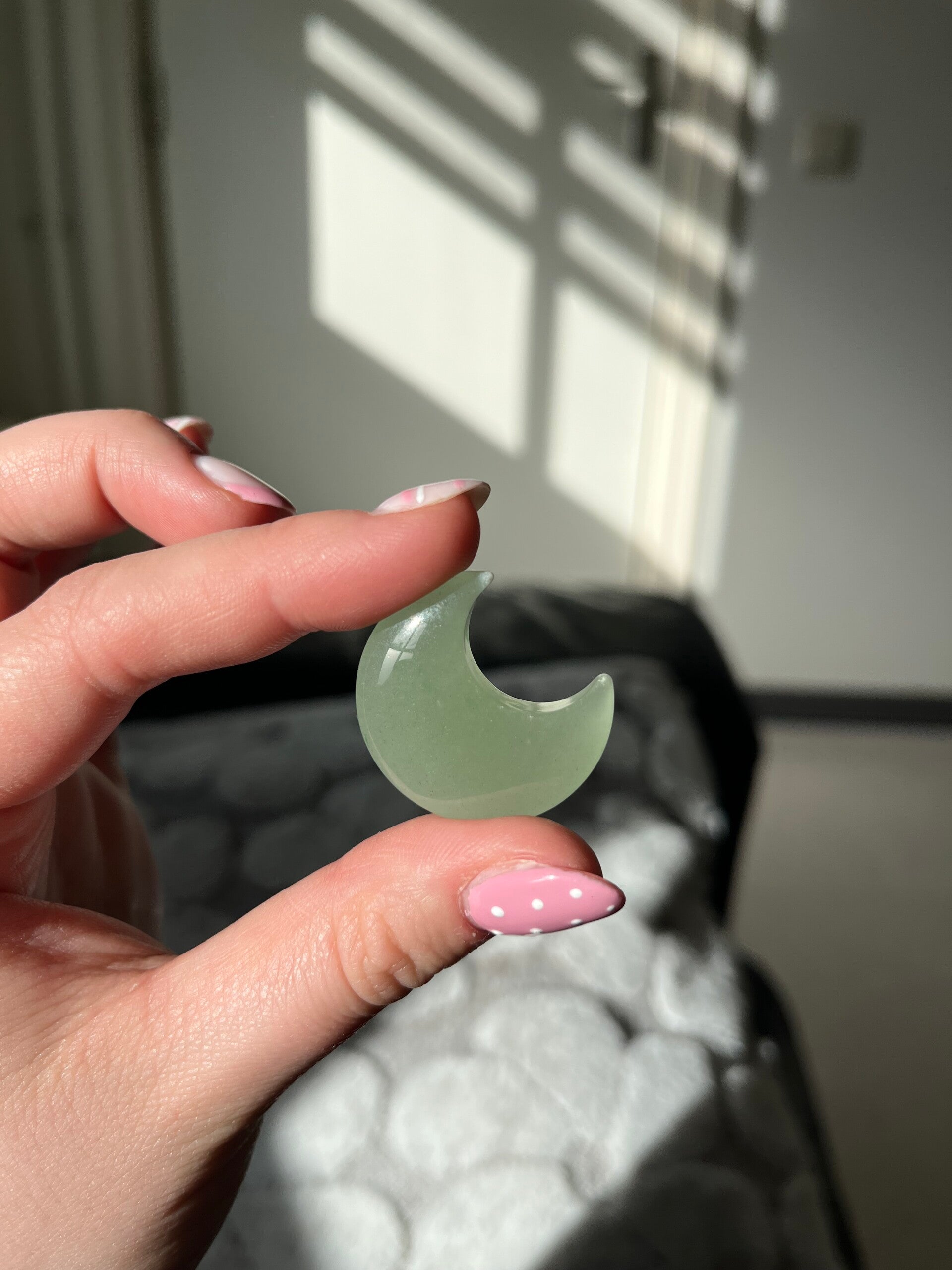 Groene aventurijn maantje