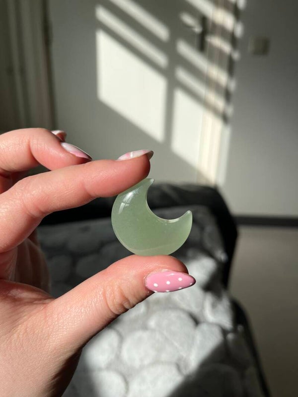 Groene aventurijn maantje