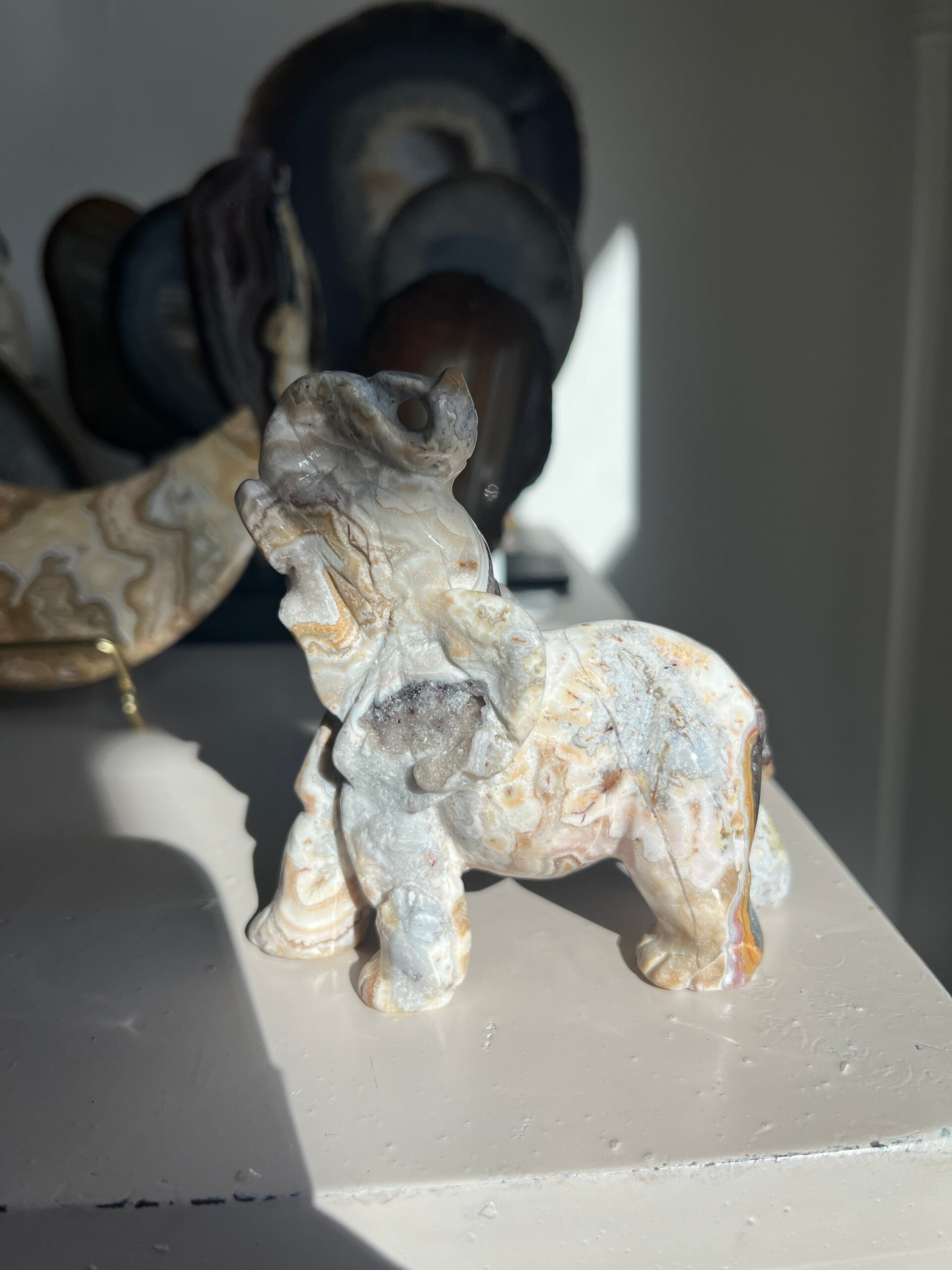 Mexicaanse agaat olifant