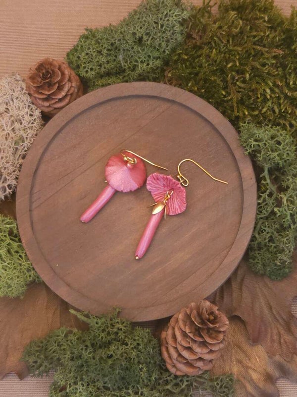 Gold & Crimson Pink