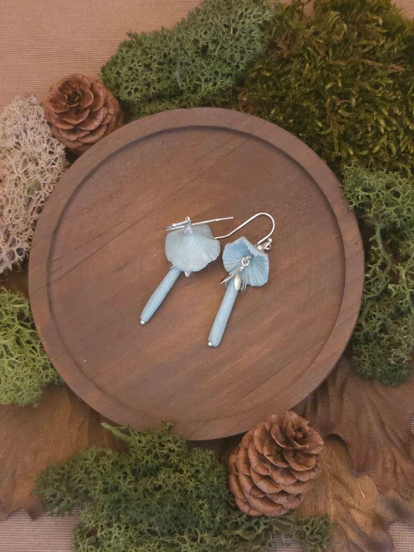 Silver & Baby Blue