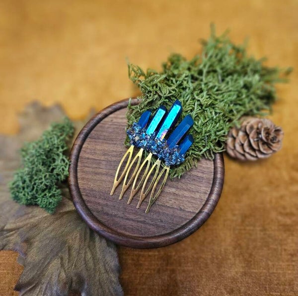 Dark Blue Titanium Quartz