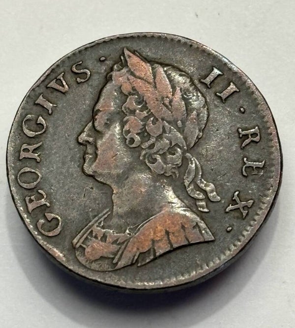 George II 1746 Halfpenny (VF)
