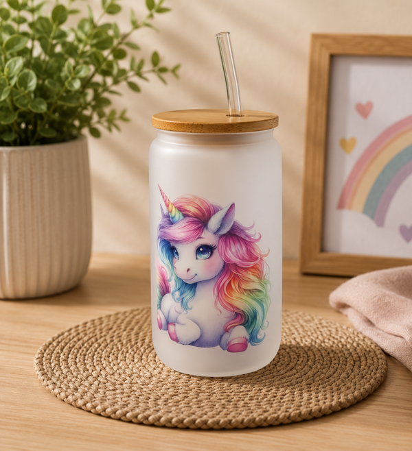 Trinkglas Einhorn