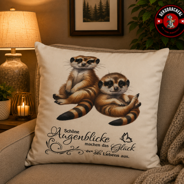 Dekokissen Erdmännchen