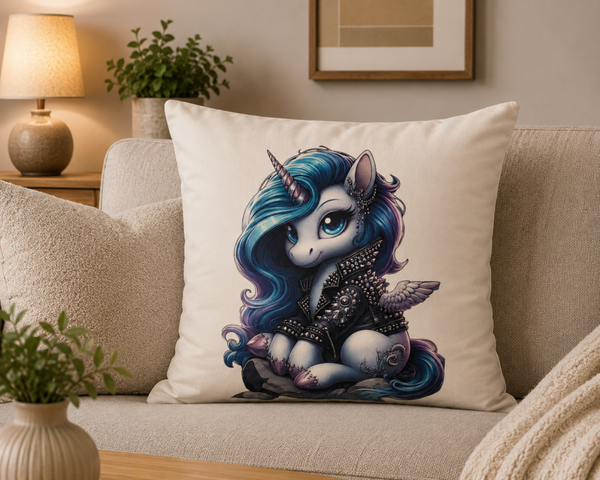Dekokissen Einhorn rockt