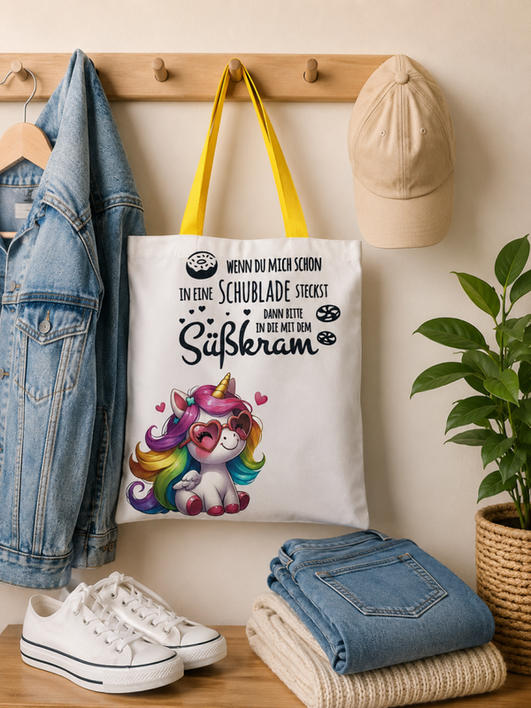Stofftasche Einhorn