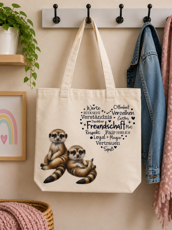 Stofftasche Erdmännchen