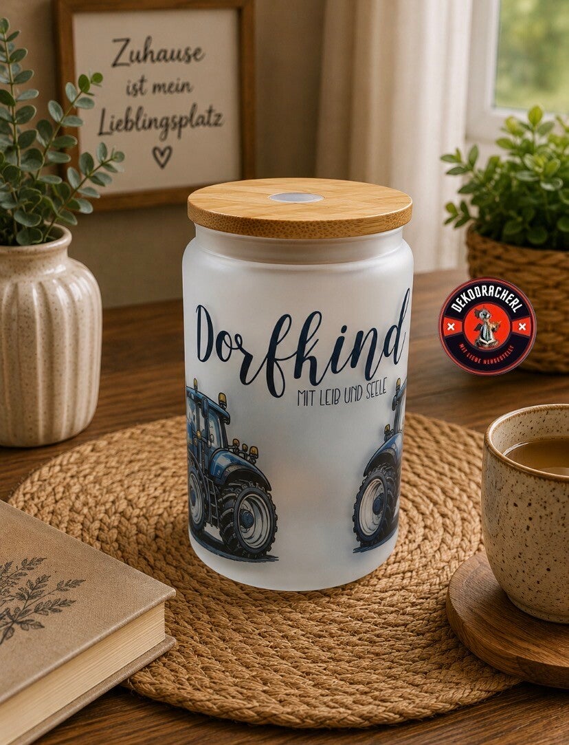 Trinkglas Dorfkind