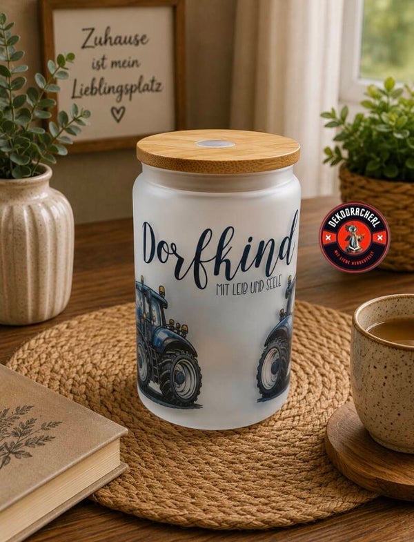 Trinkglas Dorfkind
