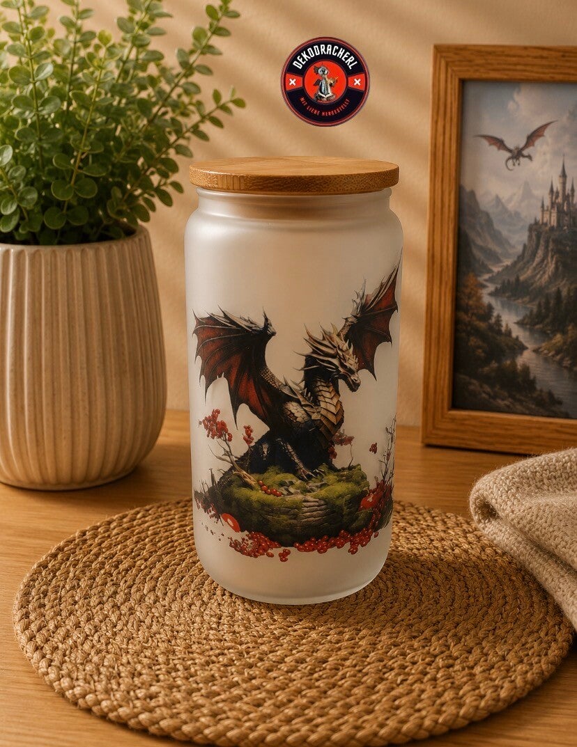 Trinkglas Drache