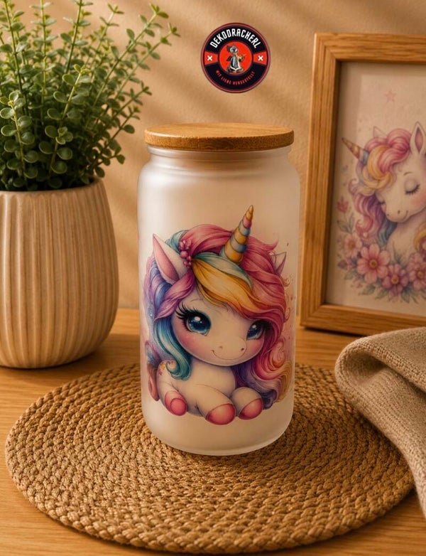 Trinkglas Einhorn