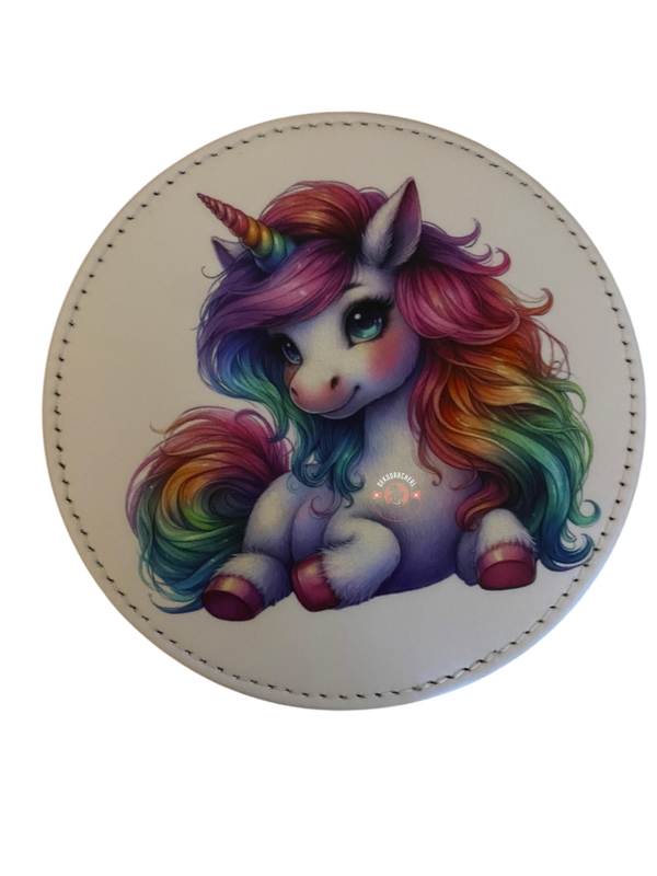 Glasuntersetzer Einhorn