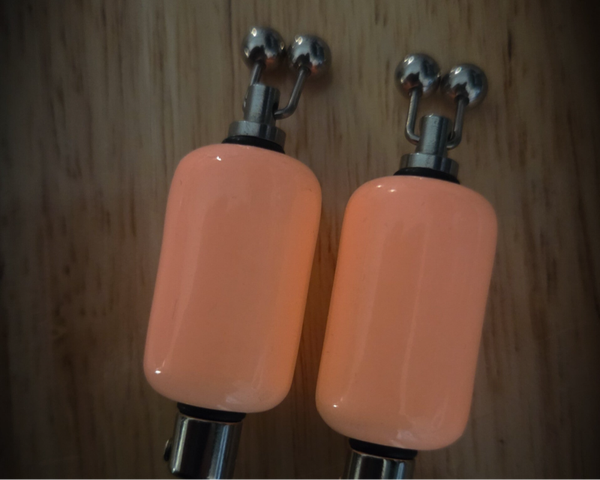Pink Glow in the dark bobbins