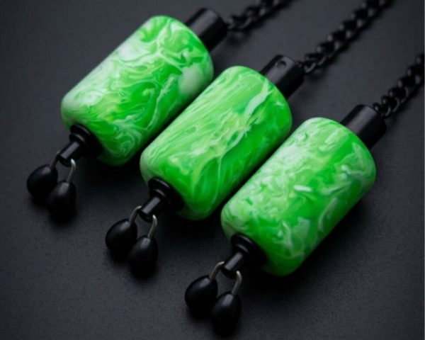 Neon Green/White bobbin set