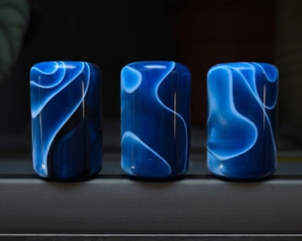 Electric blue bobbin set 3st
