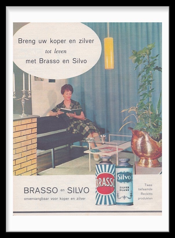 Cleaning Brasso en Silvo