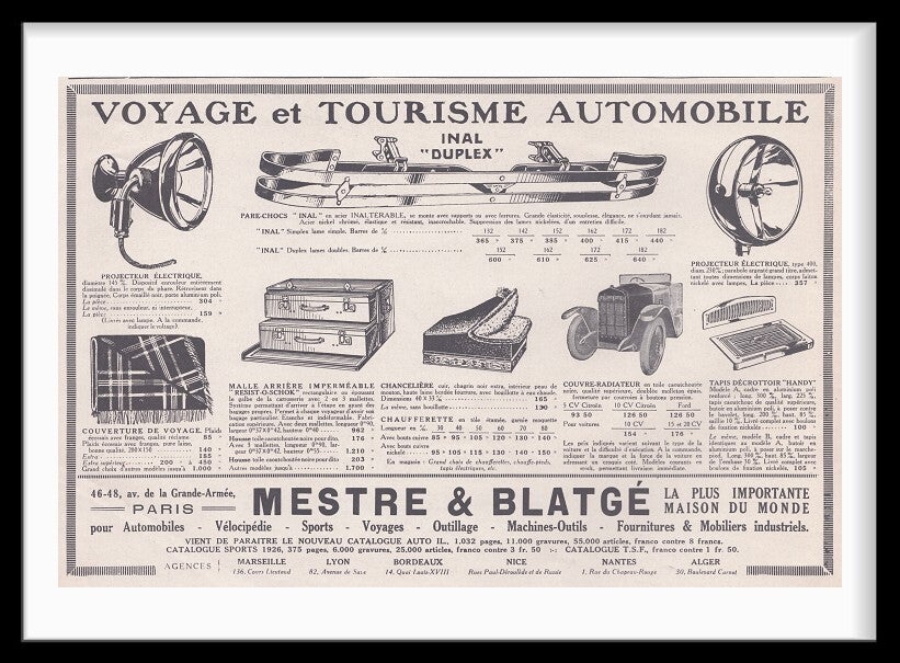 Car Lights Mestre & Blatgé