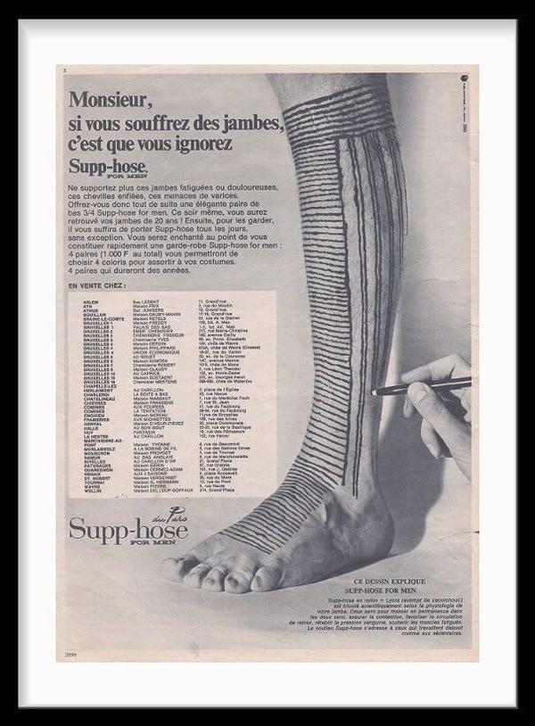 Vintage Print Stockings