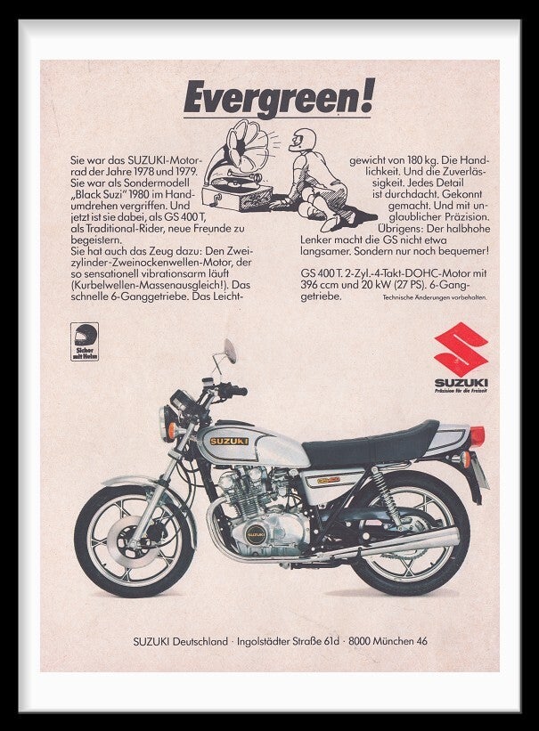 Motocycle Suzuki GS 400T