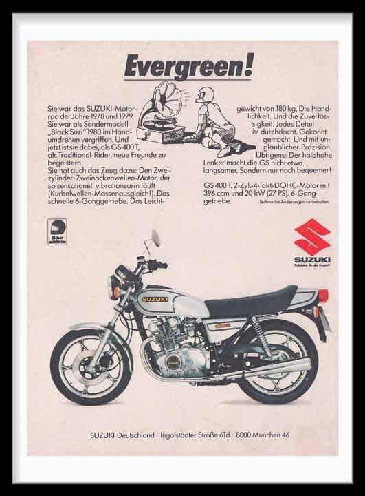 Motocycle Suzuki GS 400T