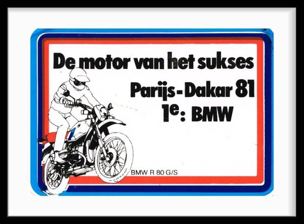 Motocycle BMW Paris - Dakar 1981