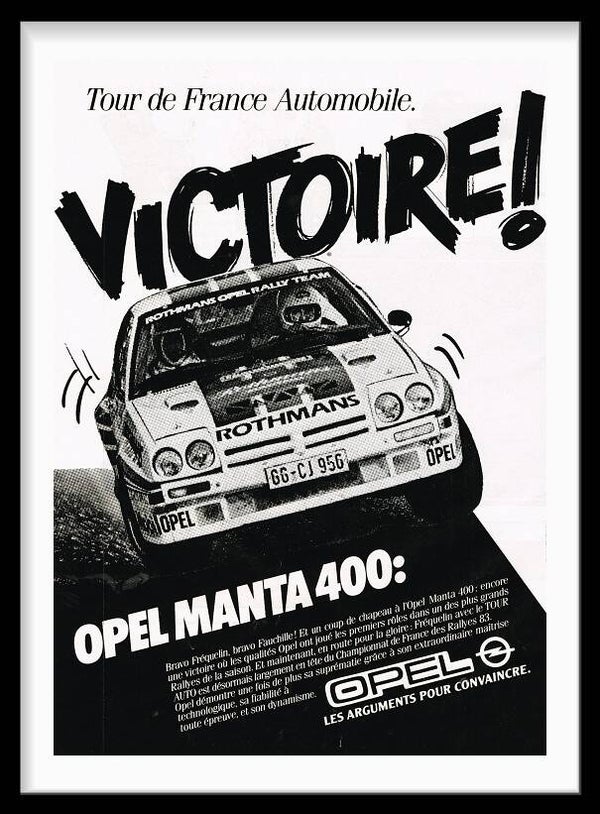 Opel Manta 400 Rallying
