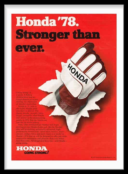 Motocycle Honda 1978