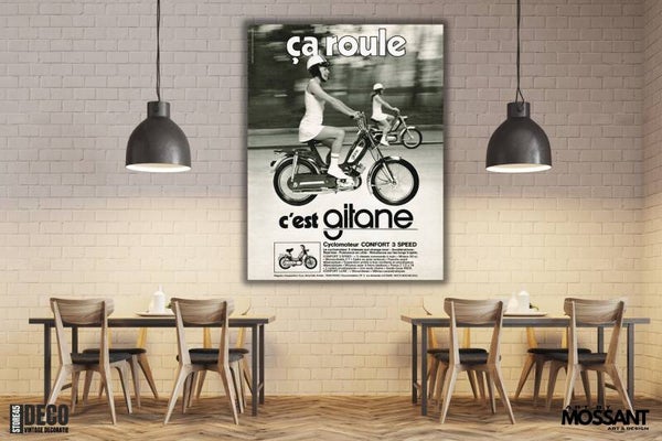 Aluminium Plaat Gitane Mobylette