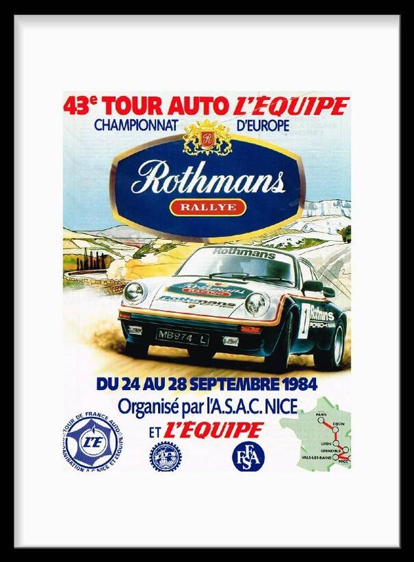 43 Tour Auto L'equipe - Nice 1984