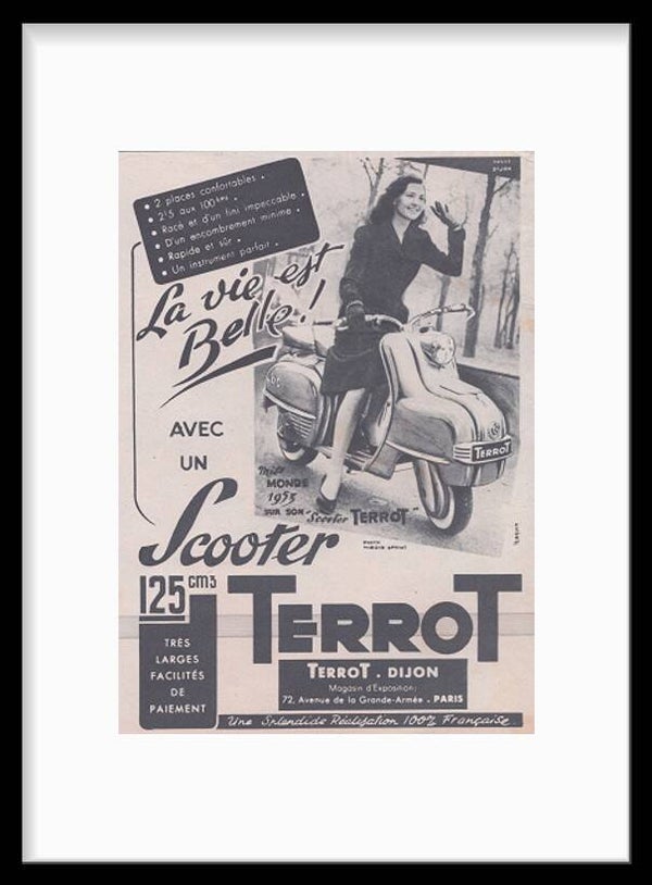 Moped Scooter Terrot