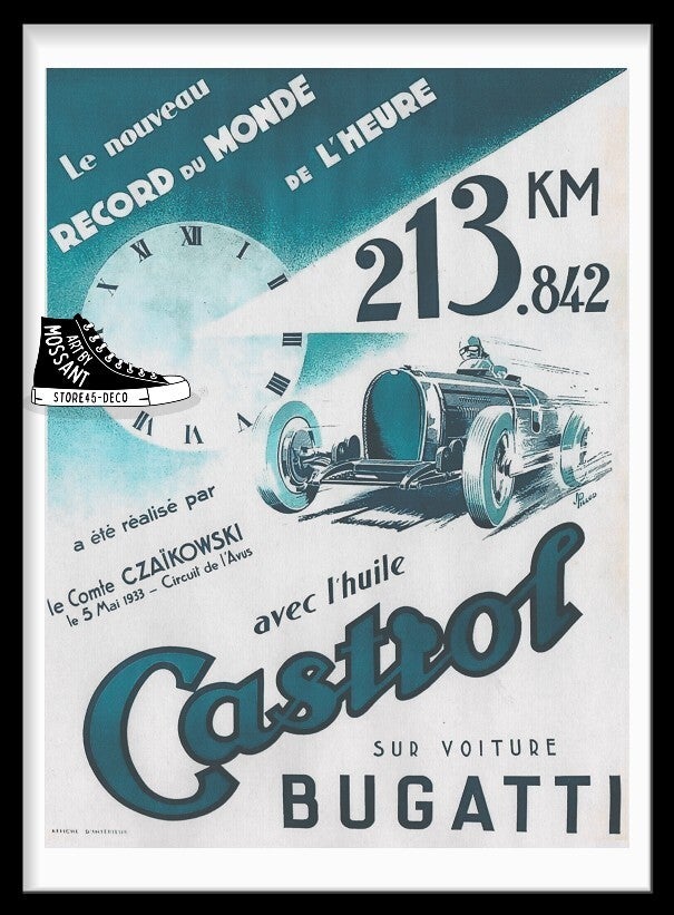 Castrol - Bugatti 1933