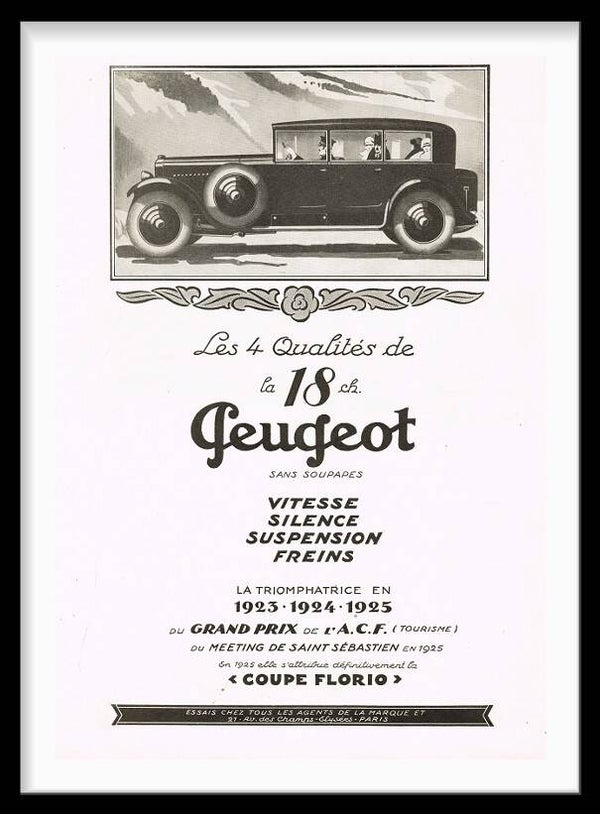 Peugeot 1923 - 1924 - 1925