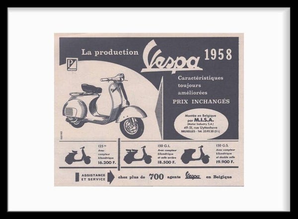 Moped Vespa - 1958