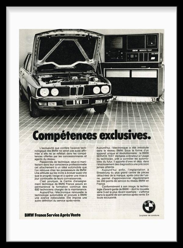 BMW Ad - 1980