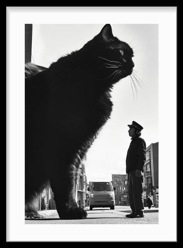 Cat Art By Mossant