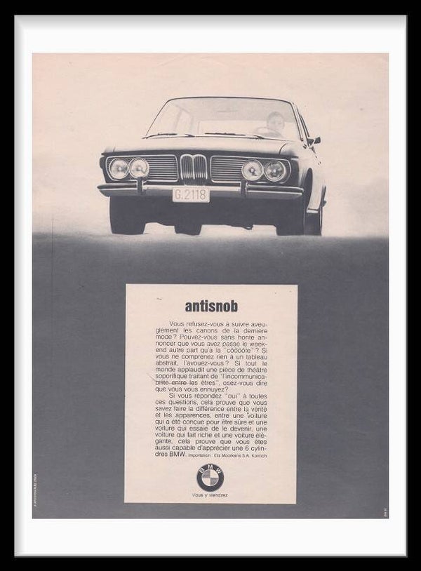 BMW Ad - 1970