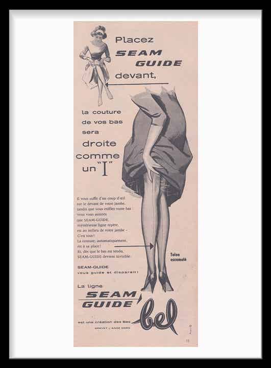 Vintage Print Stockings